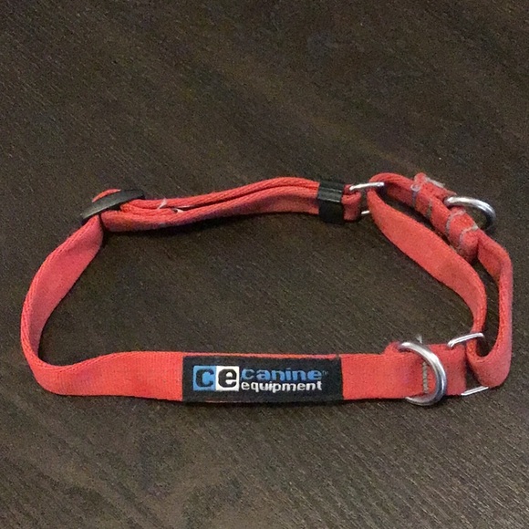 Canine Equipment Nylon Red Dog Collar - Picture 1 of 3